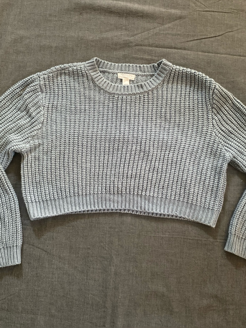 Full Tilt coastal blue knitted sweater shabby chic